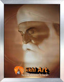 Guru Nanak Dev Ji Original Print In Size - 23 X 18 - sikhiart
