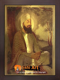 Guru Tegh Bahadur Ji 9th Sikh Guru In Size - 12 X 8 - sikhiart