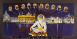 Sri Darbar Sahib Amritsar Golden Temple With Baba Deep Singh Ji In Size - 40 X 20 - sikhiart
