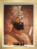 Guru Gobind Singh Ji Original Print In Size - 18 X 14