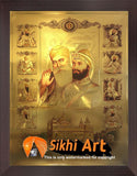 10 Sikh Gurus And Guru Granth Sahib In Harmandir Sahib In Size - 22 X 16 - sikhiart