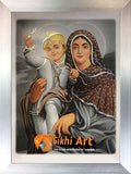 Mata Gujri With Guru Gobind Singh Ji In Size - 12 X 9