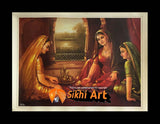 Punjabi Women In Punjab Playing Traditional Desi Games In Size - 18 X 14 - sikhiart