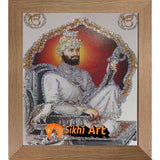 Guru Gobind Singh Ji Small Picture Frame Photo with frame in Size - 7 x 5