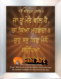Sikh Prayer Picture Frame 2 In Size - 12 X 10 - sikhiart
