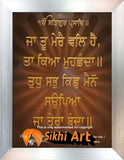 Ram Darbar Hindu God Picture Frame In Size - 12 X 10 - sikhiart