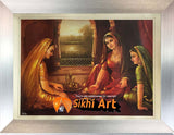 Punjabi Women In Punjab Playing Traditional Desi Games In Size - 18 X 14 - sikhiart