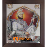 Guru Gobind Singh Ji Small Picture Frame Photo with frame in Size - 7 x 5