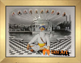 Sikh Gurus Picture Frame In Golden Temple In Size - 12 X 9 - sikhiart