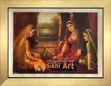 Punjabi Women In Punjab Playing Traditional Desi Games In Size - 18 X 14 - sikhiart