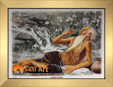 Baba Sheik Farid Of Sikhism In Size - 12 X 9 - sikhiart