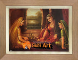 Punjabi Women In Punjab Playing Traditional Desi Games In Size - 18 X 14 - sikhiart