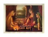 Punjabi Women In Punjab Playing Traditional Desi Games In Size - 18 X 14 - sikhiart