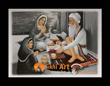 Baba Buddha Ji Of Sikhism Picture Frame In Size - 12 X 9 - sikhiart