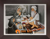 Baba Buddha Ji Of Sikhism Picture Frame In Size - 12 X 9 - sikhiart