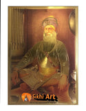 Baba Deep Singh Ji Picture Photo Framed In Size - 12 X 8 - sikhiart