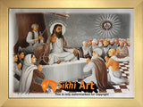 Guru Ravidas Guru Ji In Size - 16 X 12 - sikhiart