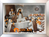 Guru Ravidas Guru Ji In Size - 16 X 12 - sikhiart