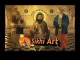 Bhagat Ravidas Ji Sant Niranjan Dass Ji And Shri 108 Sant Ramanand Ji In Size - 16 X 12 - sikhiart