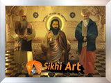 Bhagat Ravidas Ji Sant Niranjan Dass Ji And Shri 108 Sant Ramanand Ji In Size - 16 X 12 - sikhiart