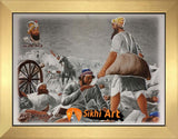 Bhai Kanhaiya Sikh Seva In Size - 12 X 9 - sikhiart