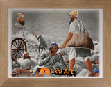 Bhai Kanhaiya Sikh Seva In Size - 12 X 9 - sikhiart