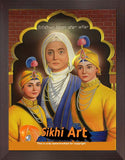 Chaar Sahibzaade With Mata Gujri In Size - 16 X 12 - sikhiart