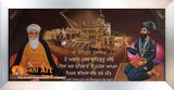 Guru Gobind Singh Ji And Guru Nanak Dev Ji Blessing Qoute In Size - 40 X 20