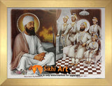Guru Gobind Singh Ji And Guru Tegh Bahadur Sahib Ji In Size - 12 X 9