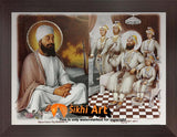 Guru Gobind Singh Ji And Guru Tegh Bahadur Sahib Ji In Size - 12 X 9