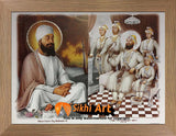 Guru Gobind Singh Ji And Guru Tegh Bahadur Sahib Ji In Size - 12 X 9