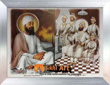 Guru Gobind Singh Ji And Guru Tegh Bahadur Sahib Ji In Size - 12 X 9