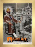 Guru Gobind Singh Ji At Anandpur Sahib Picture Frame Photo Picture Framed - 12 X 9