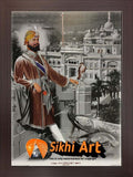 Guru Gobind Singh Ji At Anandpur Sahib Picture Frame Photo Picture Framed - 12 X 9
