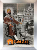 Guru Gobind Singh Ji At Anandpur Sahib Picture Frame Photo Picture Framed - 12 X 9