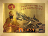Guru Gobind Singh Ji In Hemkund Sahib In Size - 16 X 12
