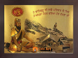 Guru Gobind Singh Ji In Hemkund Sahib 2 In Size - 16 X 12