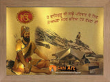 Guru Gobind Singh Ji In Hemkund Sahib 2 In Size - 16 X 12