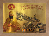 Guru Gobind Singh Ji In Hemkund Sahib In Size - 16 X 12