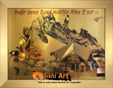Guru Gobind Singh Ji In Hemkund Sahib In Size - 22 X 16