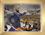 Guru Gobind Singh Ji On Baisakhi In Size - 12 X 9