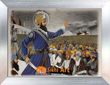 Guru Gobind Singh Ji On Baisakhi In Size - 12 X 9