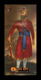 Guru Gobind Singh Ji Orignal Full Length Picture In Size - 28 X 13