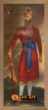 Guru Gobind Singh Ji Orignal Full Length Picture In Size - 28 X 13