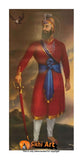 Guru Gobind Singh Ji Orignal Full Length Picture In Size - 28 X 13