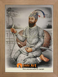 Guru Gobind Singh Ji Original Print Photo 2 Picture Framed - 23 X 18