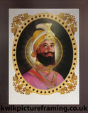 Guru Gobind Singh Ji Orignal Print Frame 2  In Size - 12 X 9