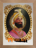 Guru Gobind Singh Ji Orignal Print Frame 2  In Size - 12 X 9