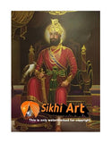 Guru Gobind Singh Ji Orignal Print Frame In Size - 12 X 9