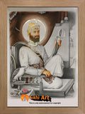 Guru Gobind Singh Ji Original Print In Size - 16 X 12